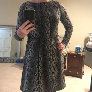 Michael Kors snake pattern A-shape dress!